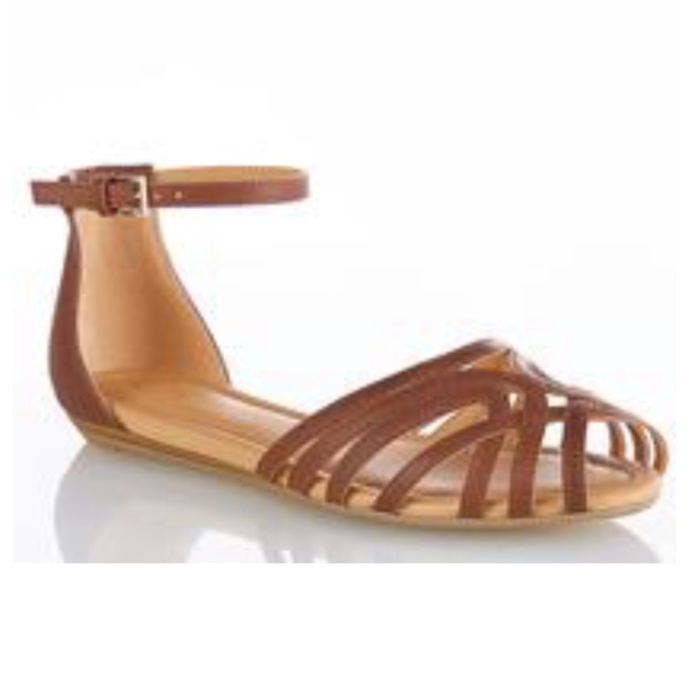 Brown cutout flats